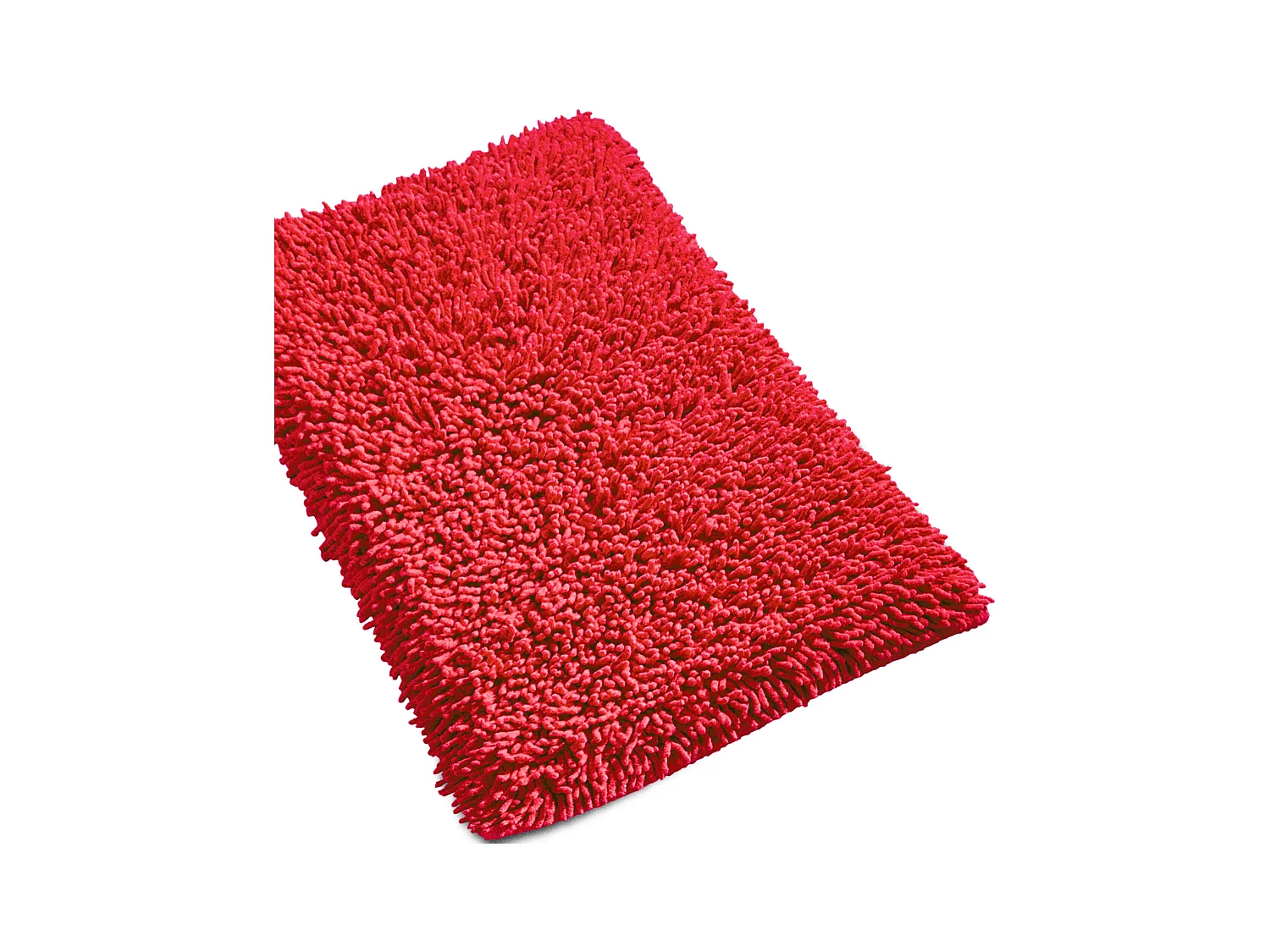 Tapis de bain 50x80 cm CHENILLE Rouge 1800 g/m2