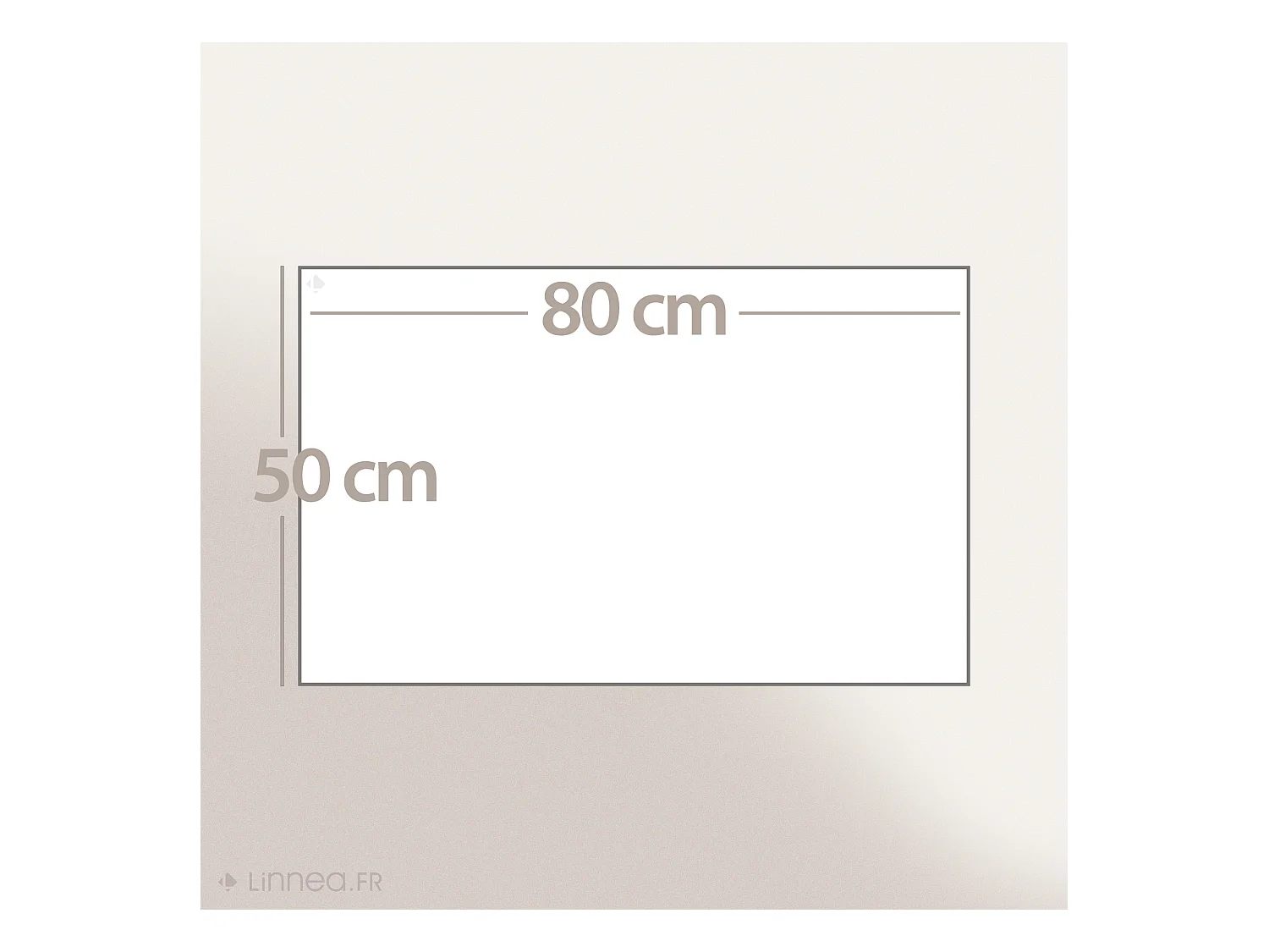 Tapis de bain 50x80 cm CHENILLE Beige 1800 g/m2