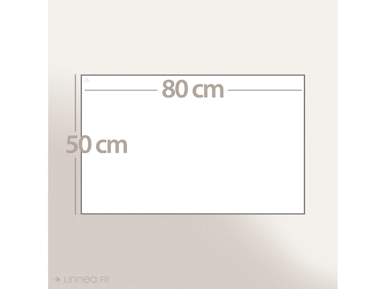 Tapis de bain 50x80 cm CHENILLE Beige 1800 g/m2