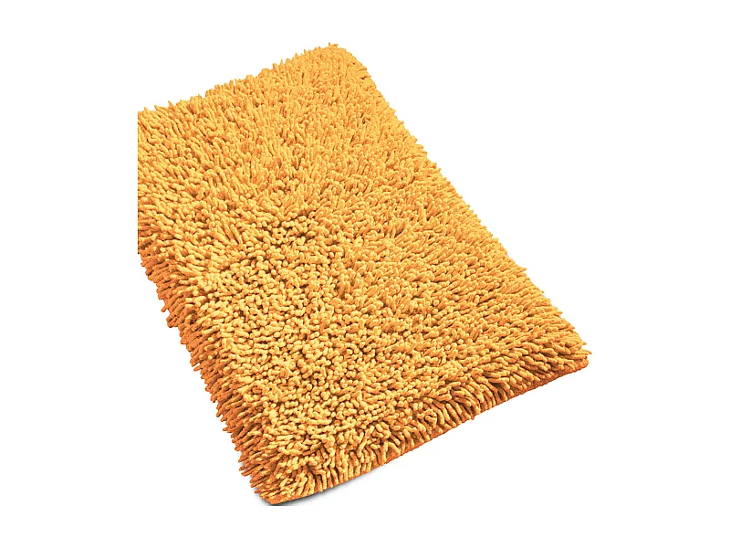 Tapis de bain 50x80 cm CHENILLE Jaune 1800 g/m2