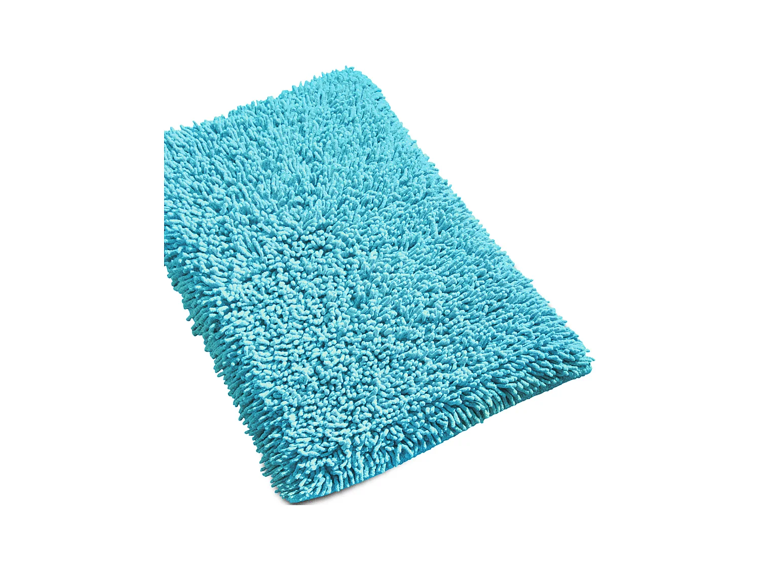 Tapis de bain 50x80 cm CHENILLE Turquoise 1800 g/m2