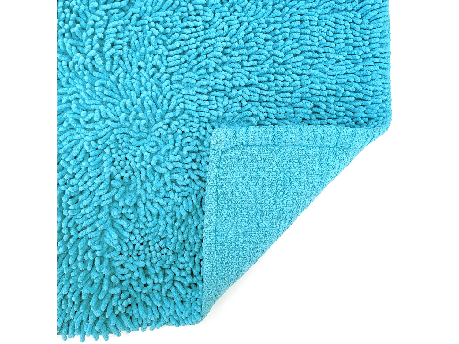 Tapis de bain 50x80 cm CHENILLE Turquoise 1800 g/m2