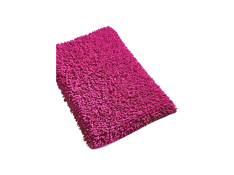 Tapis de bain 50x80 cm CHENILLE Fuchsia 1800 g/m2