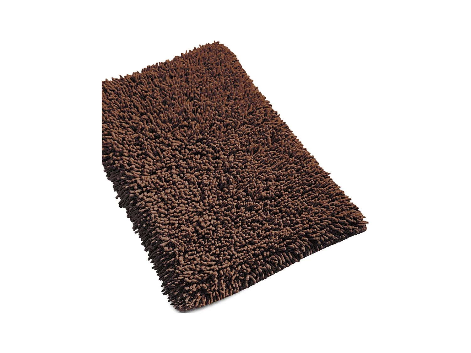 Tapis de bain 50x80 cm CHENILLE Marron 1800 g/m2