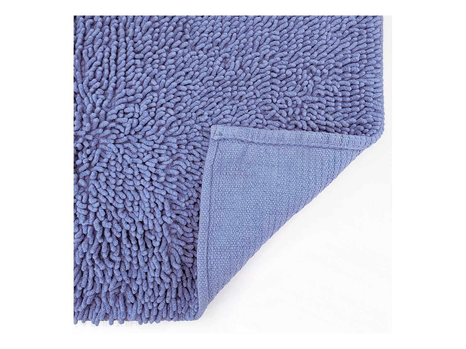 Tapis de bain 50x80 cm CHENILLE Bleu mer 1800 g/m2