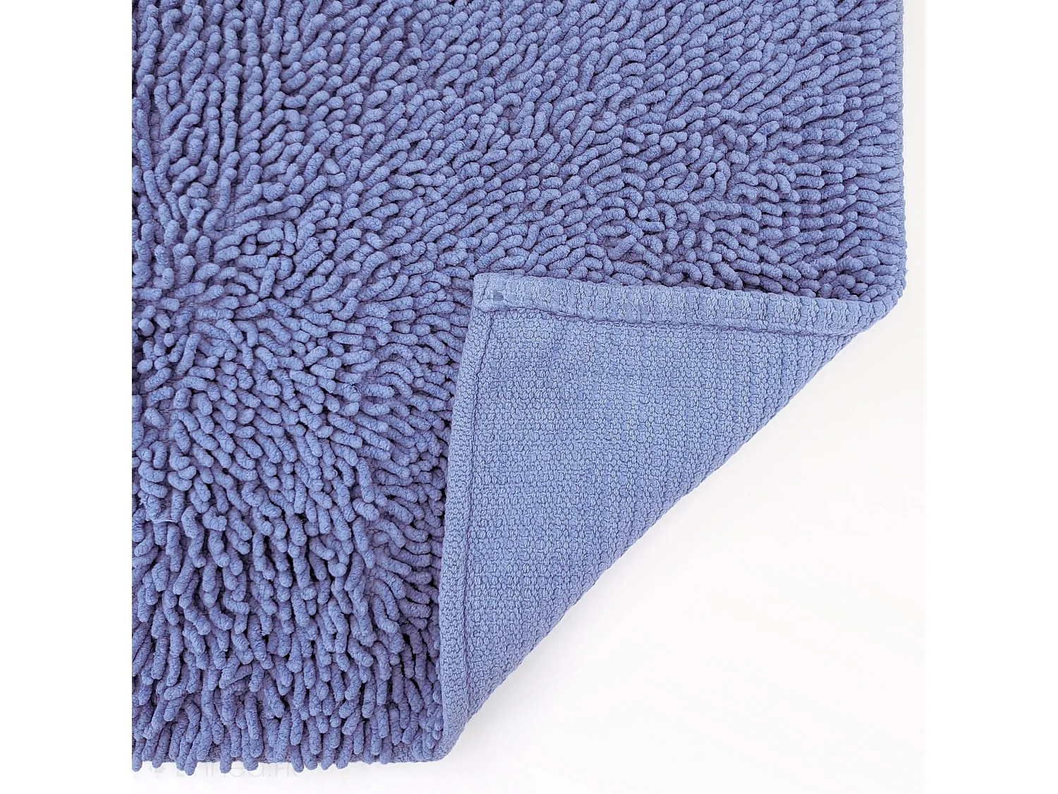Tapis de bain 50x80 cm CHENILLE Bleu mer 1800 g/m2
