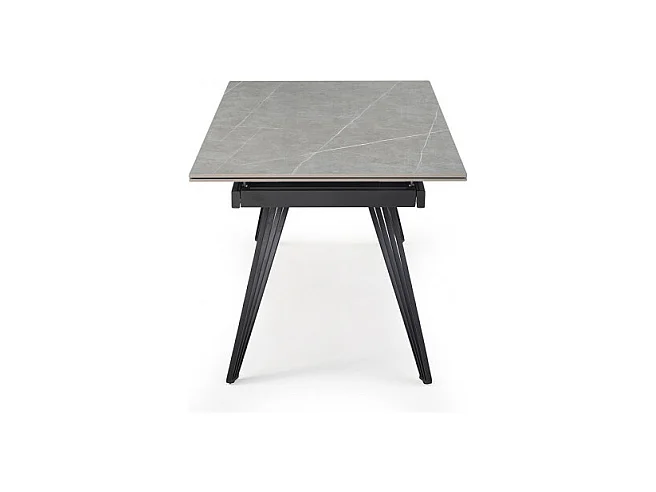 Table extensible 160/240 cm céramique gris marbré pied filaire - ARIZONA 01