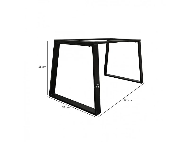Table extensible 160/240 cm céramique gris marbré pied luge - DAKOTA 02