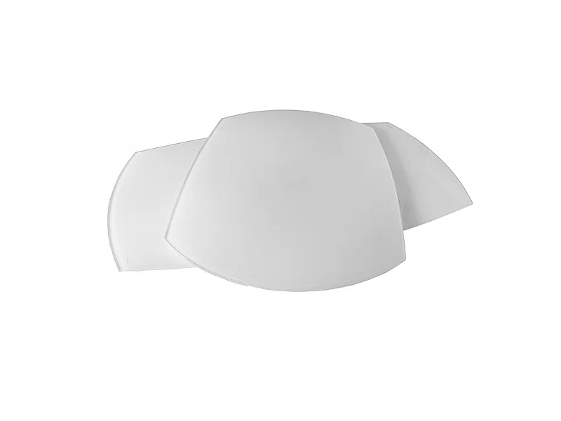 Table extensible ovale 120 à 180 cm verre trempé blanc - ADELPHIA 1