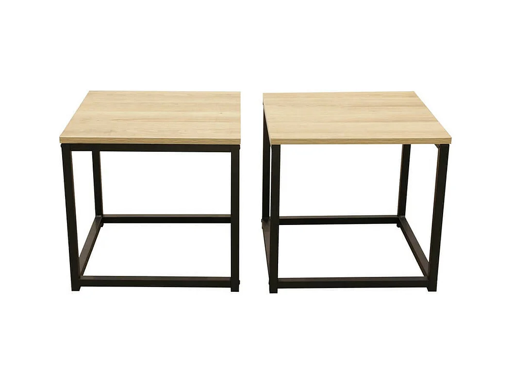 CYBELE - Lot de 3 Tables Basses Gigognes