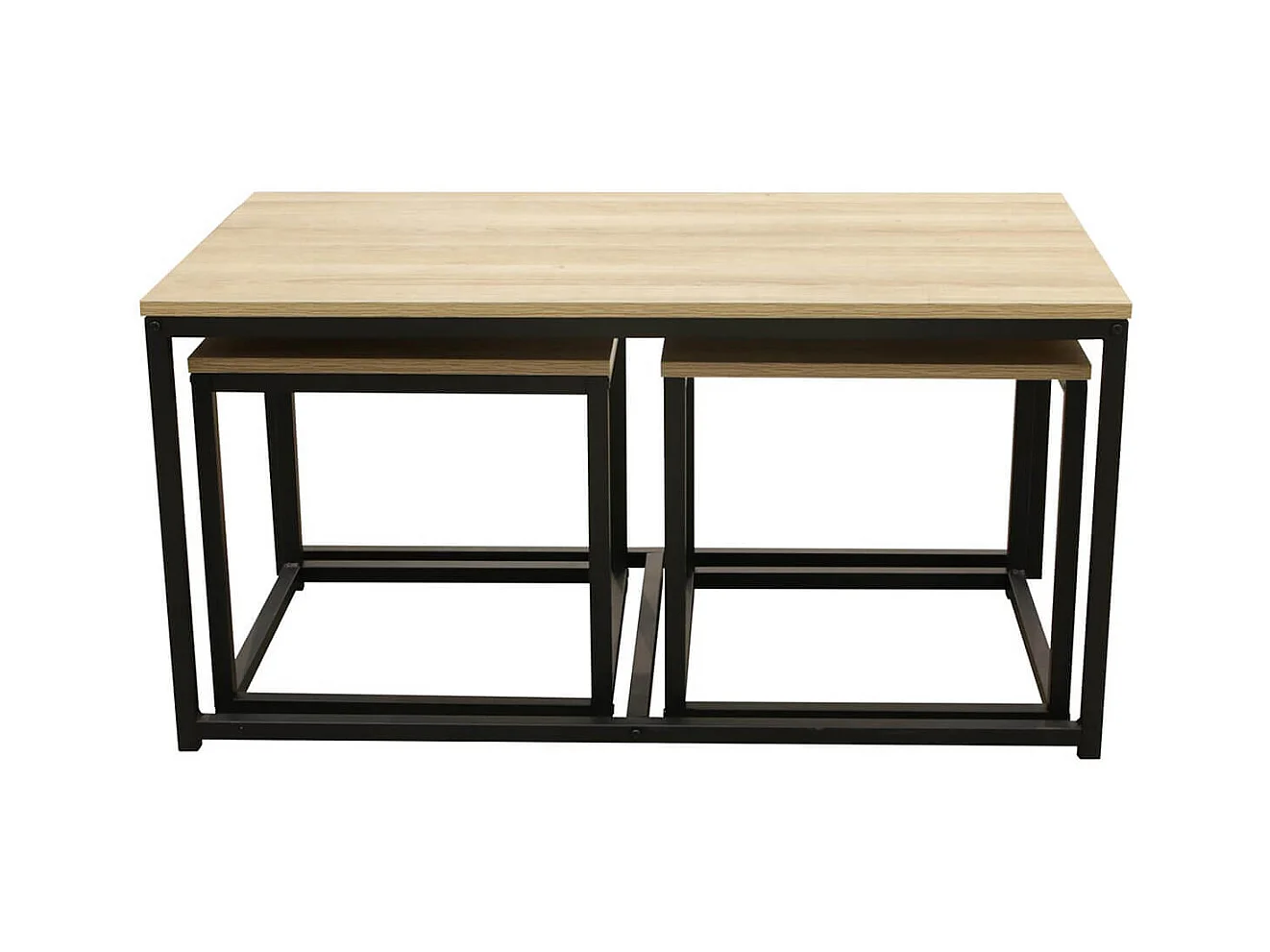 CYBELE - Lot de 3 Tables Basses Gigognes
