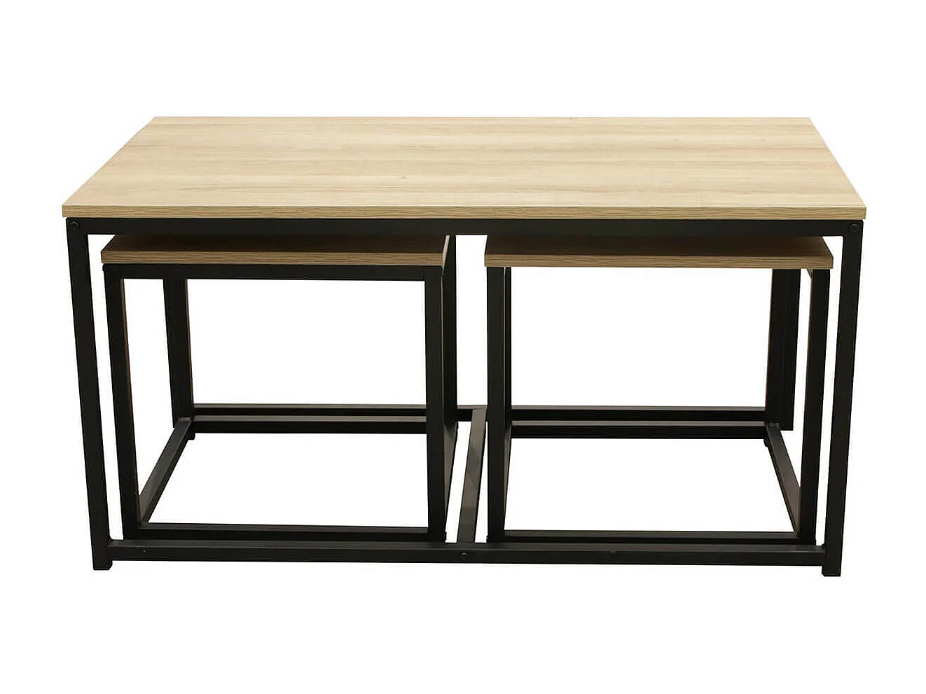 CYBELE - Lot de 3 Tables Basses Gigognes