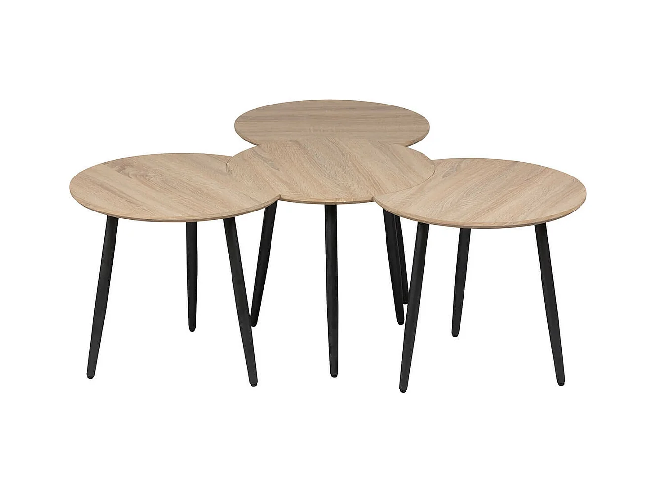 FAAST - Tables Gigognes Modulables Aspect Bois