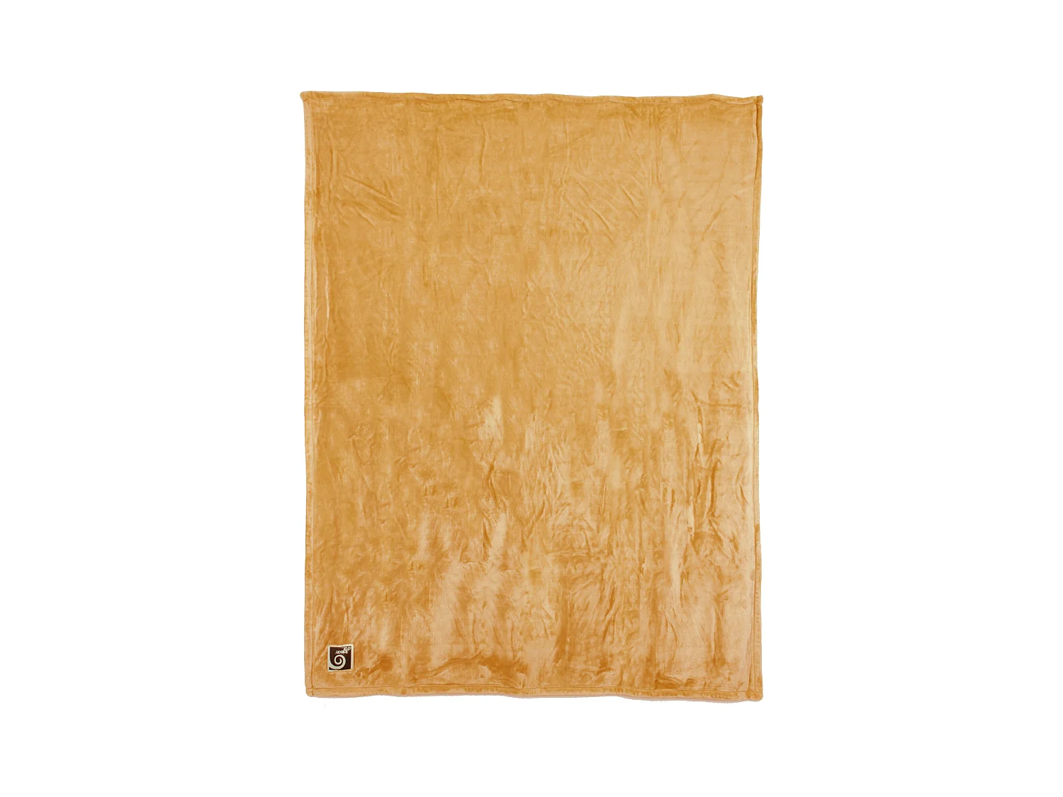 Plaid polaire 150x200 cm microvelours 100% Polyester 280 g/m2 VELVET Jaune Miel