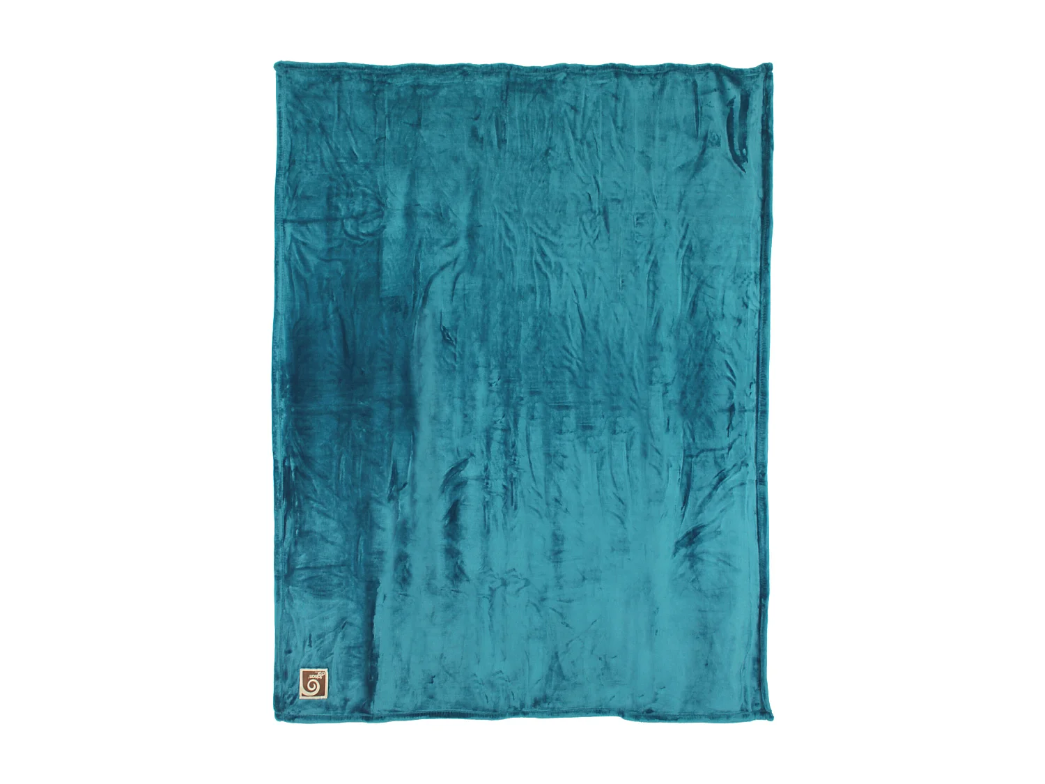 Plaid polaire 150x200 cm microvelours 100% Polyester 280 g/m2 VELVET bleu Lac