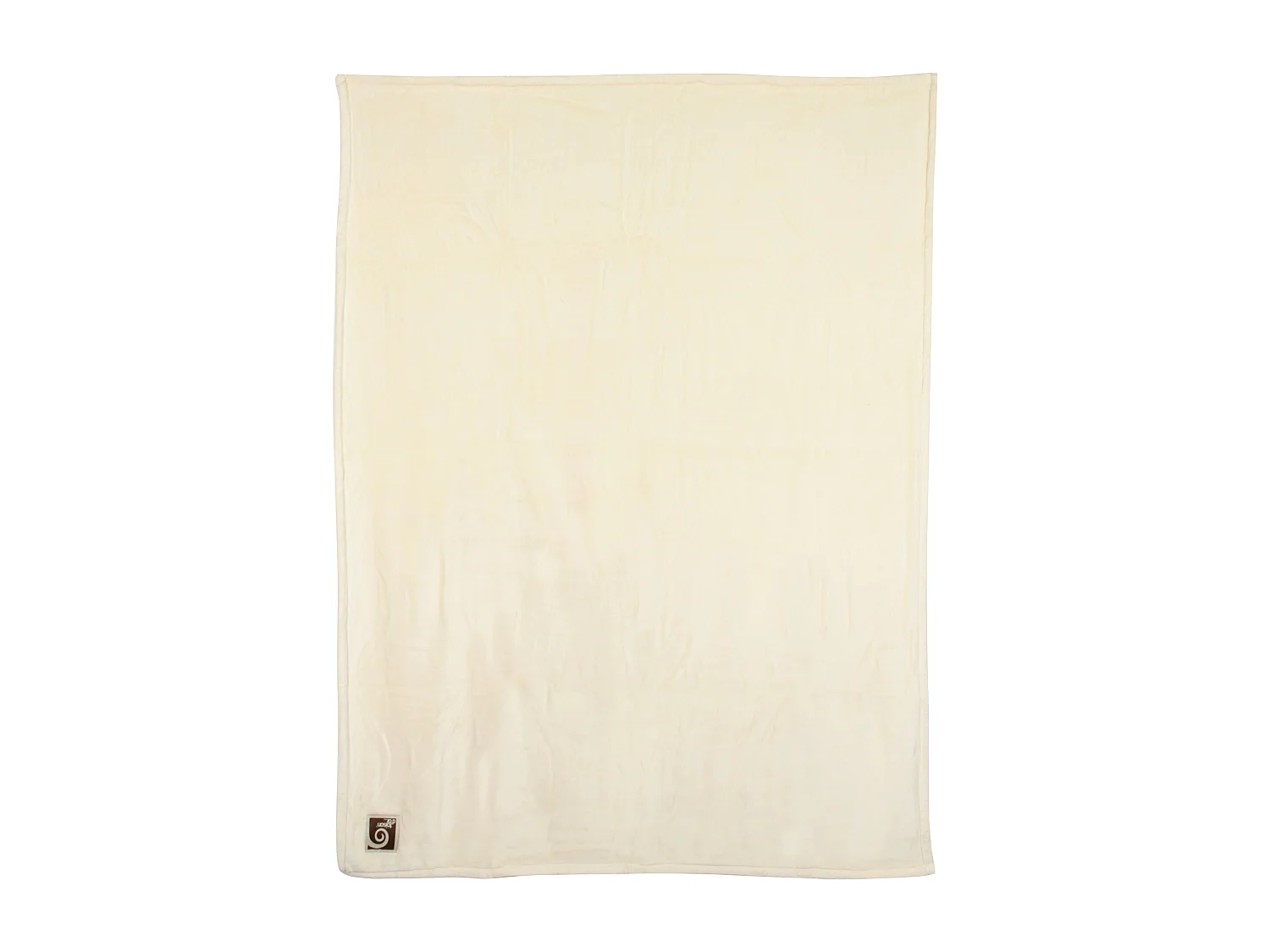 Plaid polaire 150x200 cm microvelours 100% Polyester 280 g/m2 VELVET Ivoire