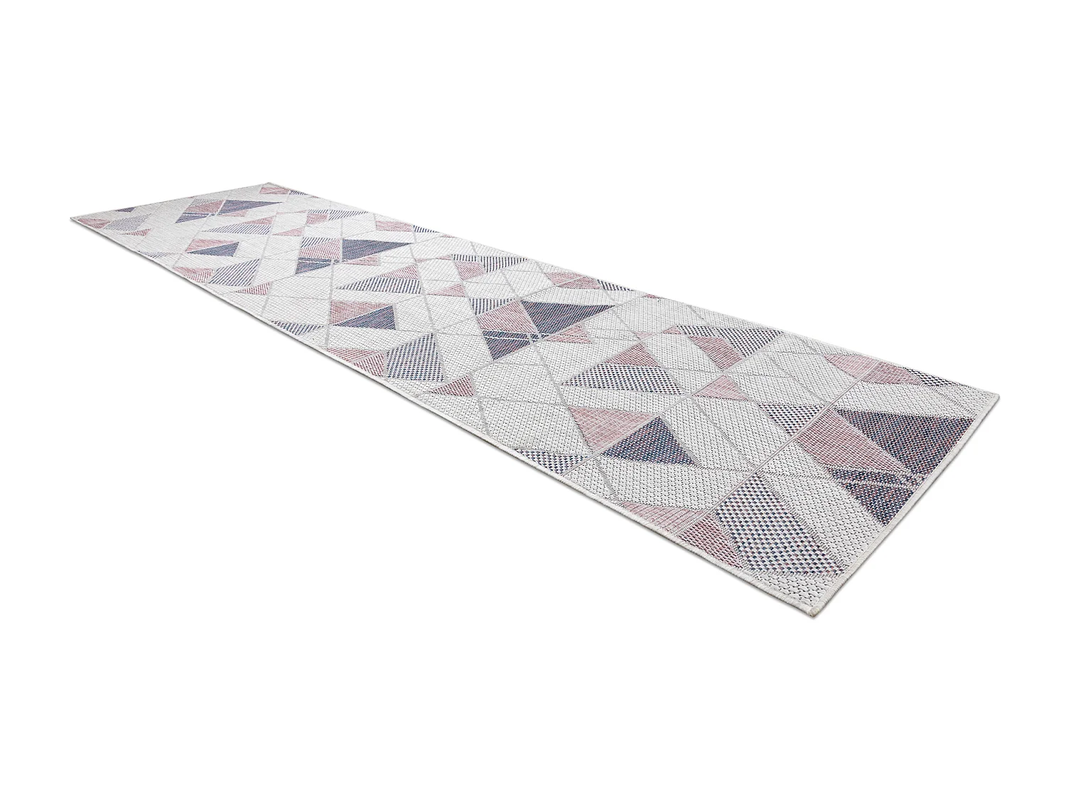 Tappeto SIZAL SION tappeti passatoie Geometrico, triangoli 3006 tessut 80x250 cm