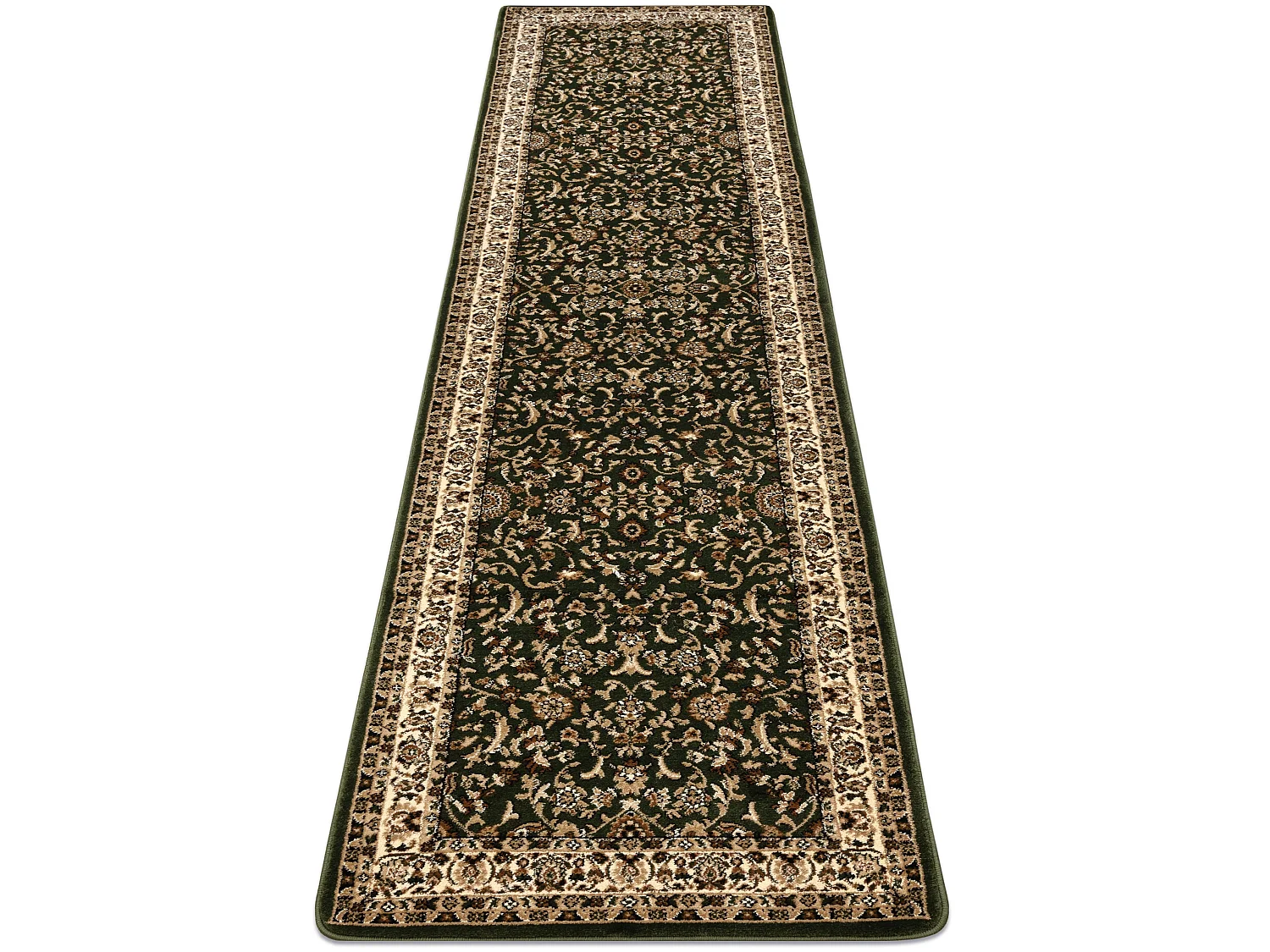 Tapijt, Vloerbekleding ROYAL ADR patroon 1745 groen naar de gang 80x300 cm