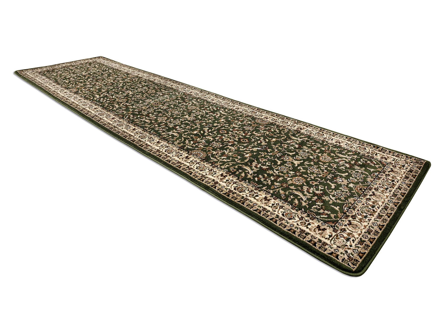 Tapijt, Vloerbekleding ROYAL ADR patroon 1745 groen naar de gang 80x300 cm