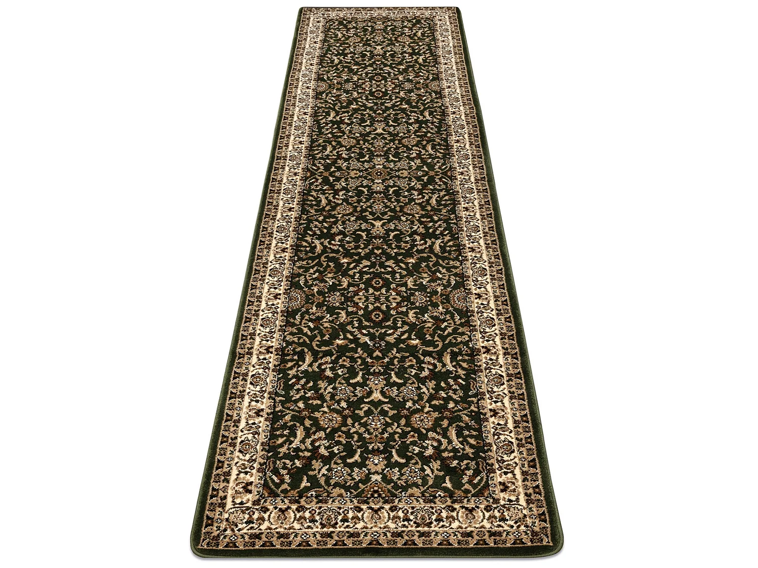 Tapijt, Vloerbekleding ROYAL ADR patroon 1745 groen naar de gang 80x300 cm