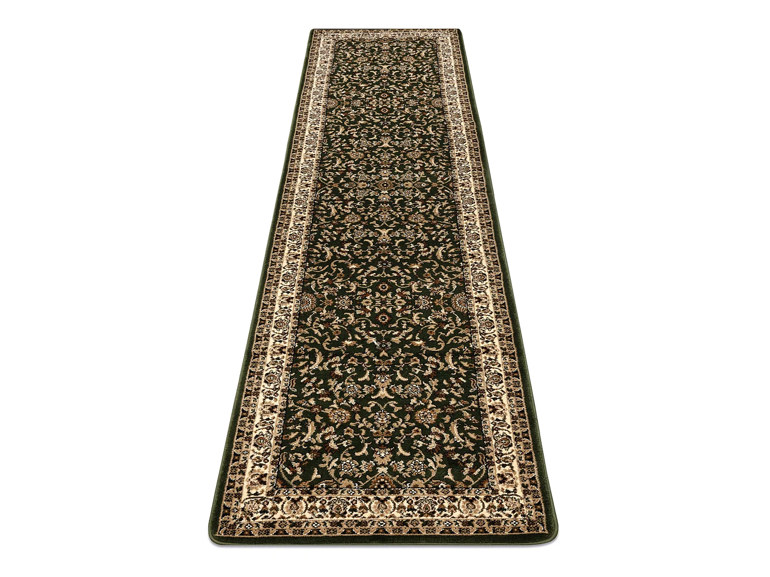 Tapijt, Vloerbekleding ROYAL ADR patroon 1745 groen naar de gang 70x250 cm