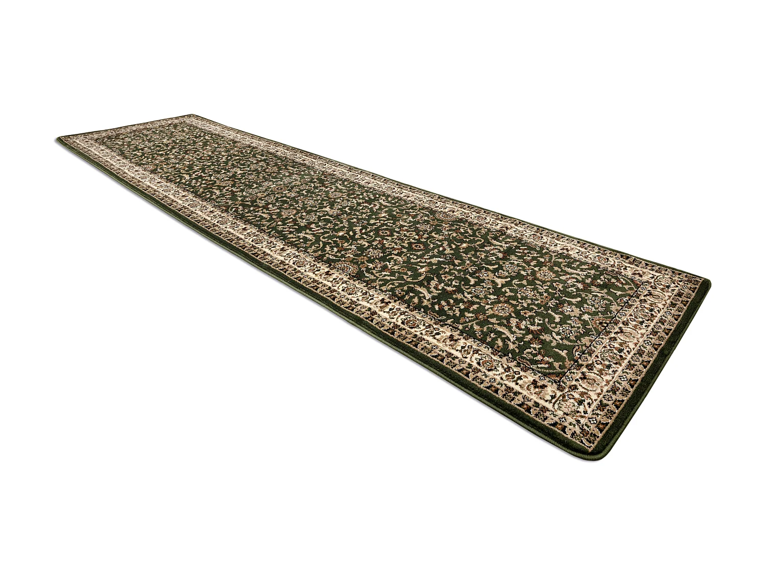 Tapijt, Vloerbekleding ROYAL ADR patroon 1745 groen naar de gang 70x250 cm