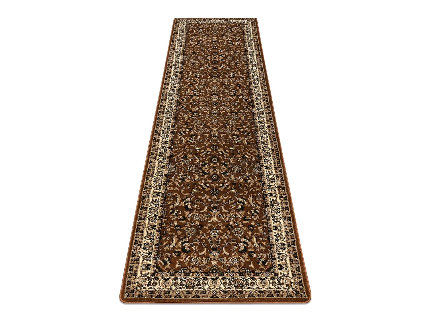 Tapijt, Vloerbekleding ROYAL ADR patroon 1745 bruin naar de gang 70x250 cm
