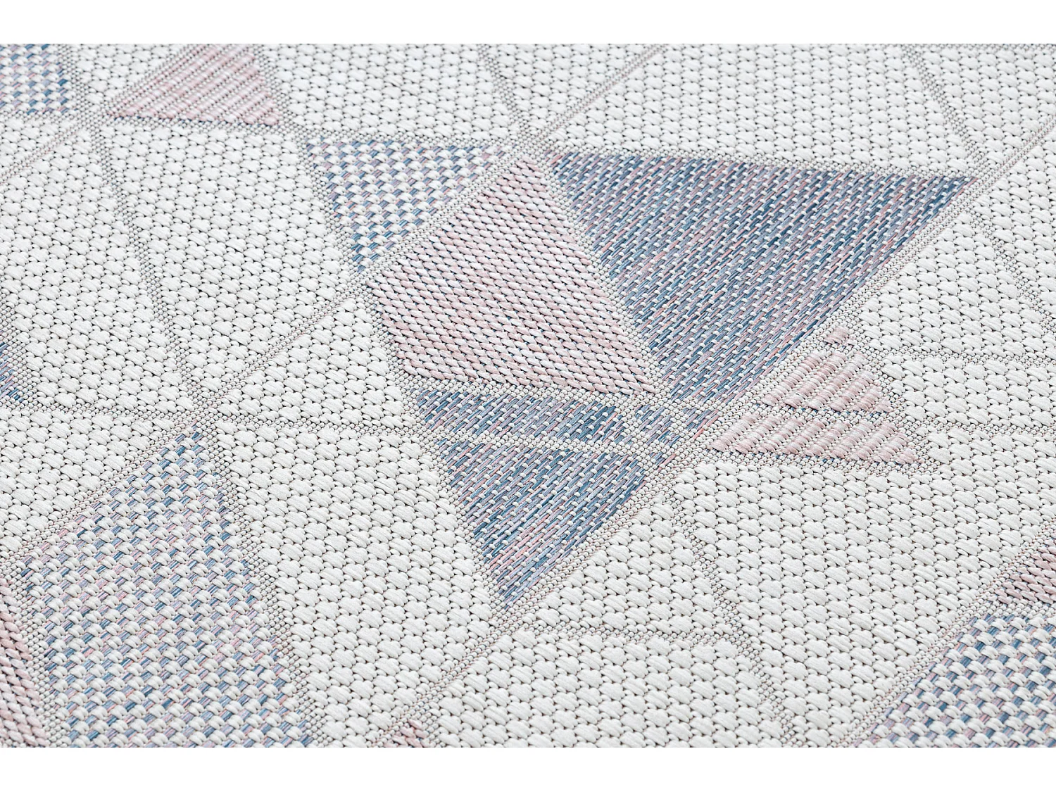 Tappeto SIZAL SION tappeti passatoie Geometrico, triangoli 3006 tessut 80x200 cm