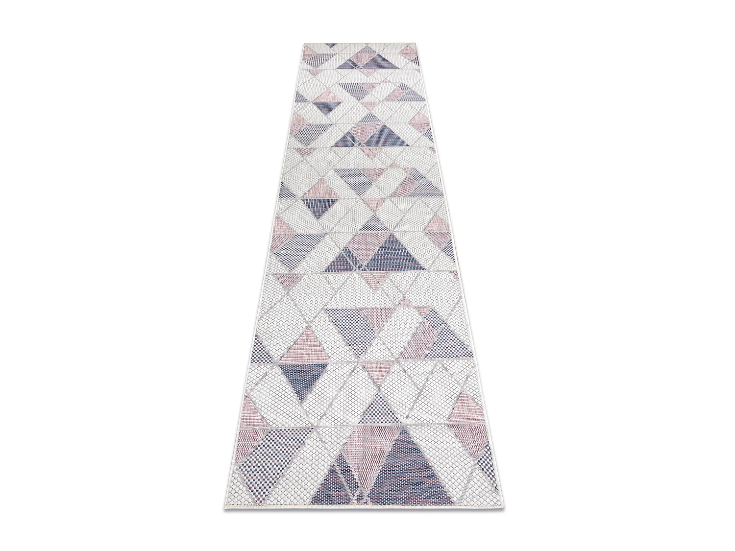 Tapis SIZAL SION le tapis de couloir Géométrique, Triangles 3006 tis 80x200 cm