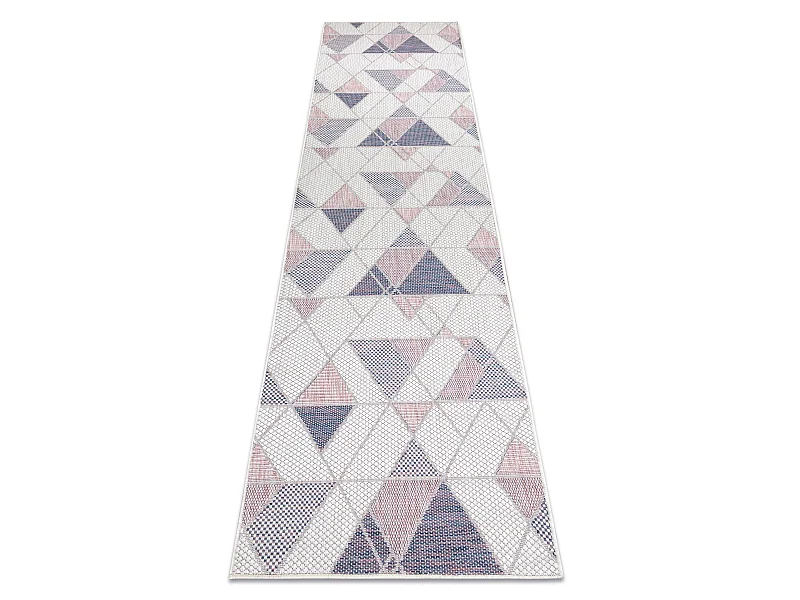 Tapis SIZAL SION le tapis de couloir Géométrique, Triangles 3006 tis 80x200 cm