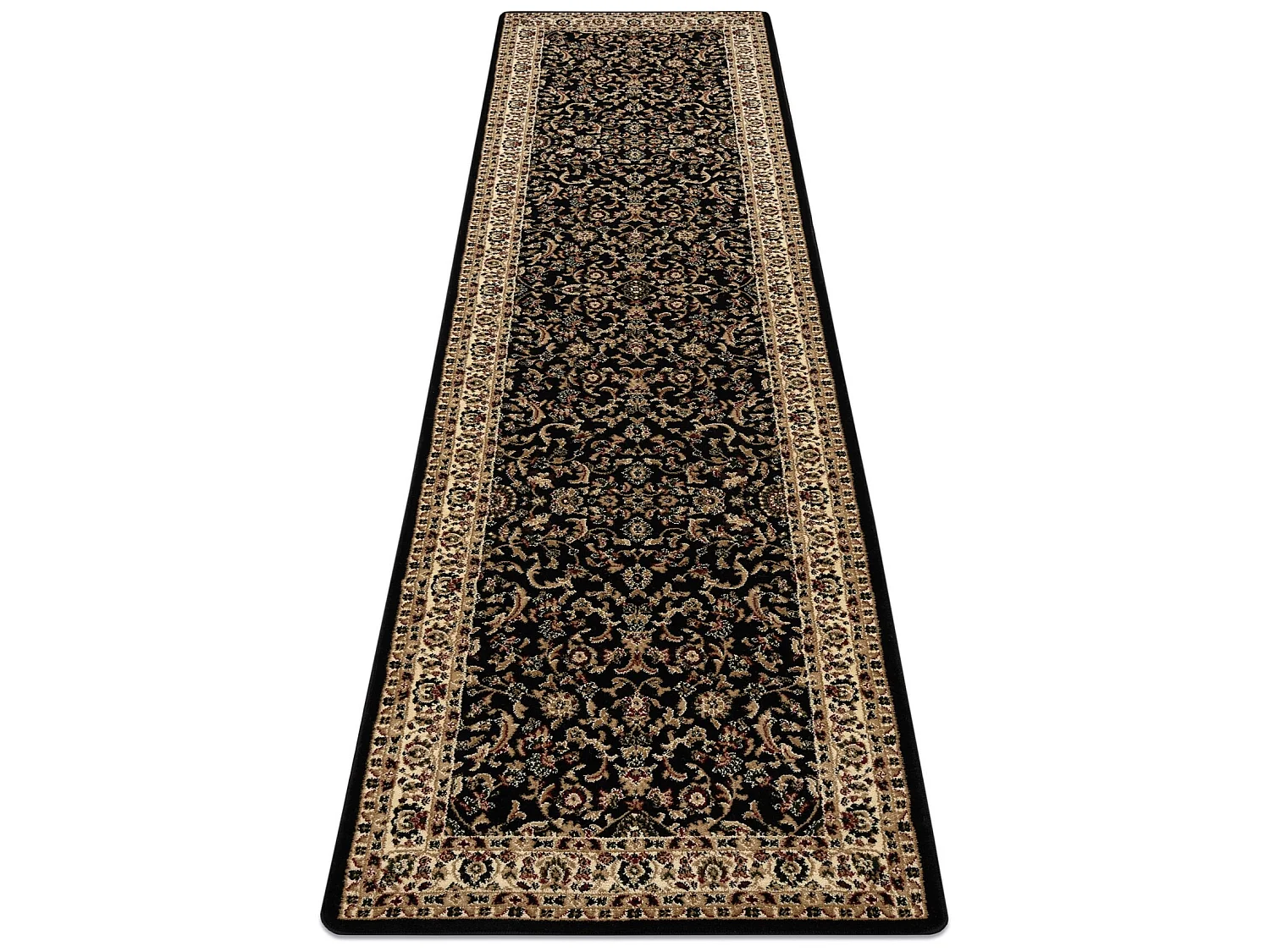 Tapis, le tapis de couloir ROYAL ADR modèle 1745 noir - l'antichambre 60x250 cm