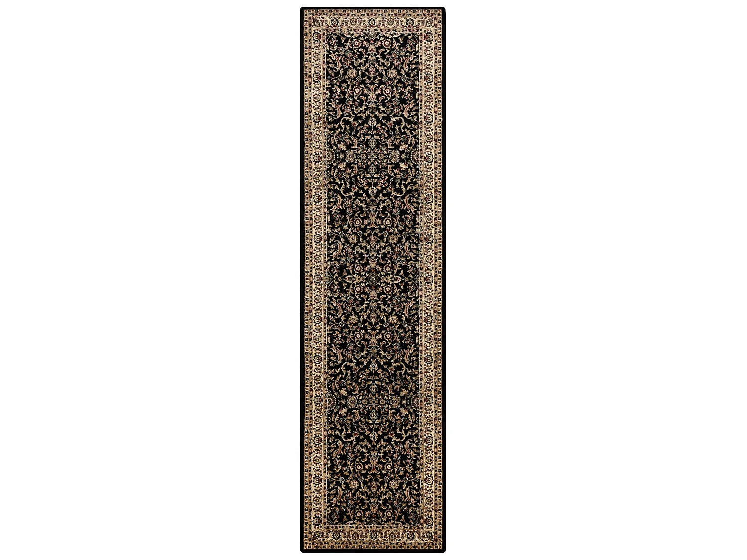 Tapis, le tapis de couloir ROYAL ADR modèle 1745 noir - l'antichambre 60x250 cm