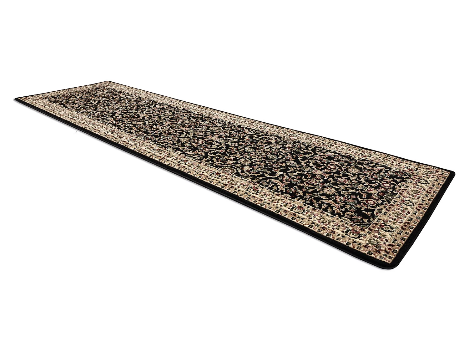 Tapis, le tapis de couloir ROYAL ADR modèle 1745 noir - l'antichambre 60x250 cm