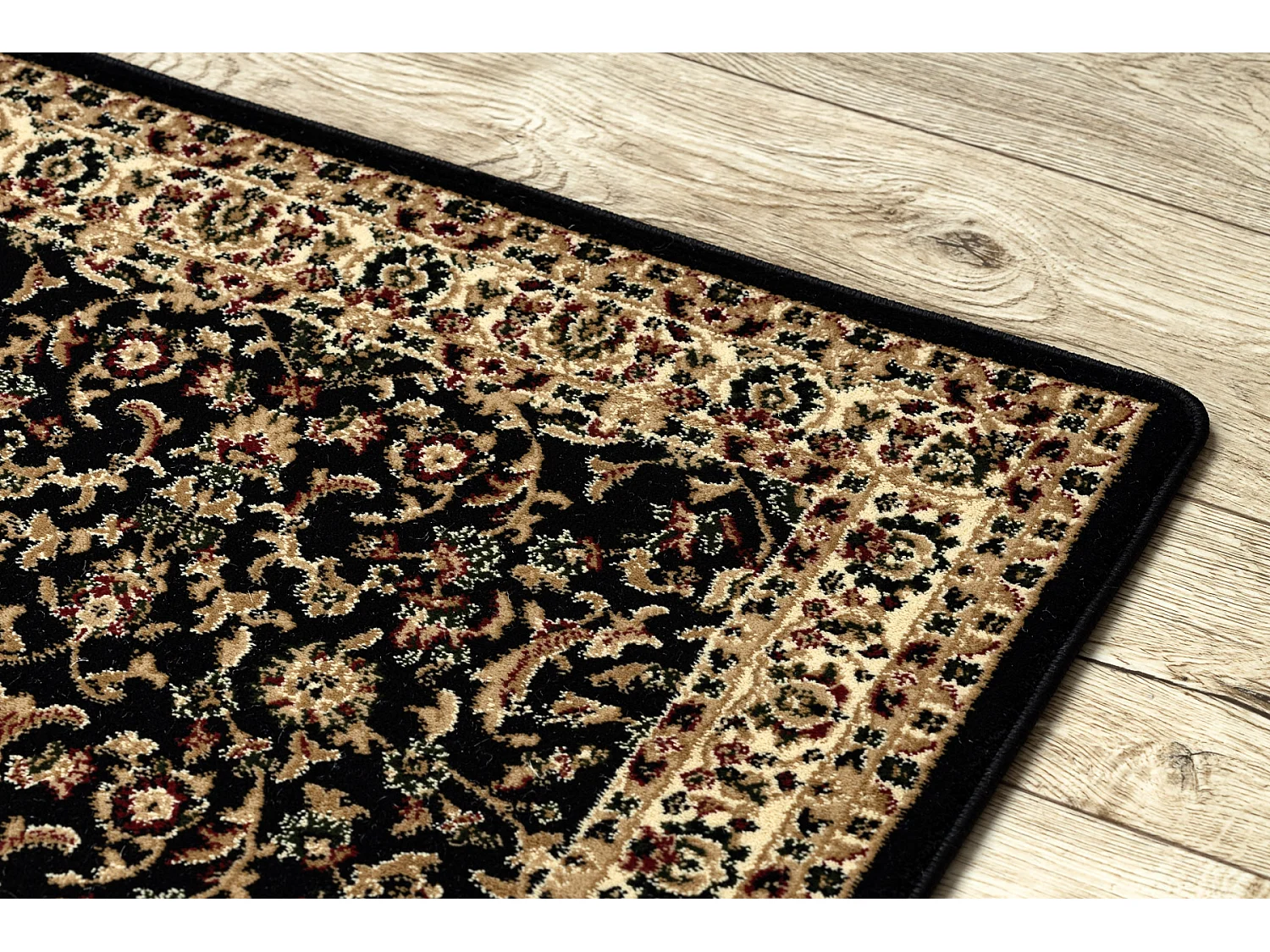 Tapis, le tapis de couloir ROYAL ADR modèle 1745 noir - l'antichambre 60x250 cm