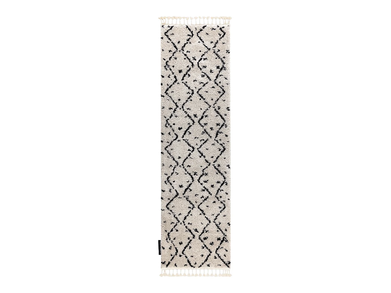 Tapis, le tapis de couloir BERBER TETUAN B751 zigzag crème - pour la  70x250 cm