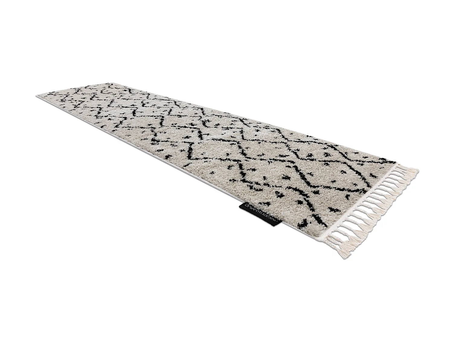 Tapis, le tapis de couloir BERBER TETUAN B751 zigzag crème - pour la  70x250 cm