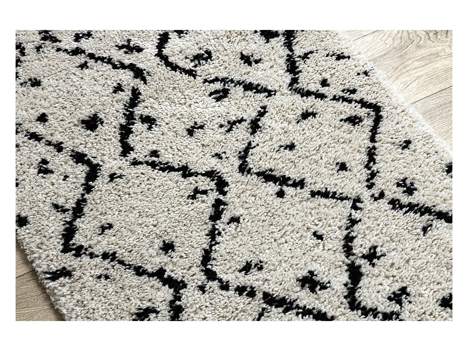 Tapis, le tapis de couloir BERBER TETUAN B751 zigzag crème - pour la  70x250 cm