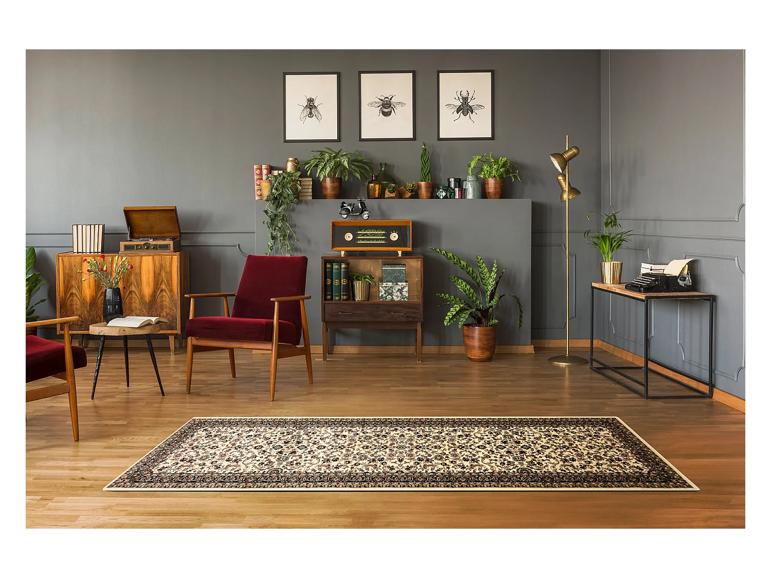 Tapijt, Vloerbekleding ROYAL ADR patroon 1745 carmel naar de gang 70x300 cm
