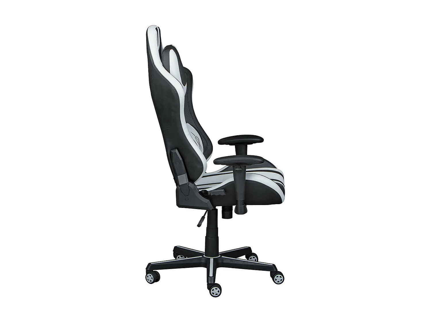 PLAYER - Fauteuil Gaming Simili Blanc et Noir