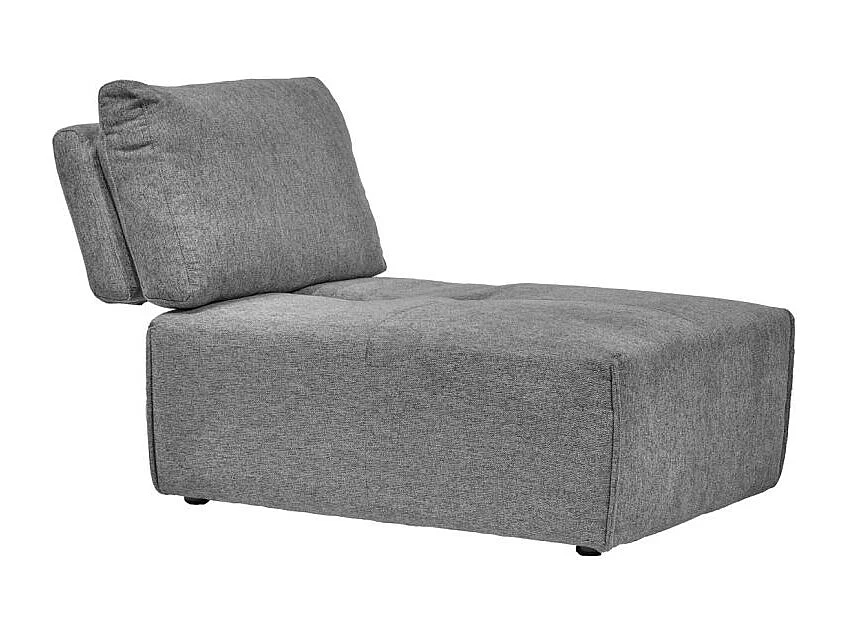 Chauffeuse canapé modulable dossier réglable gris anthracite - MODULO