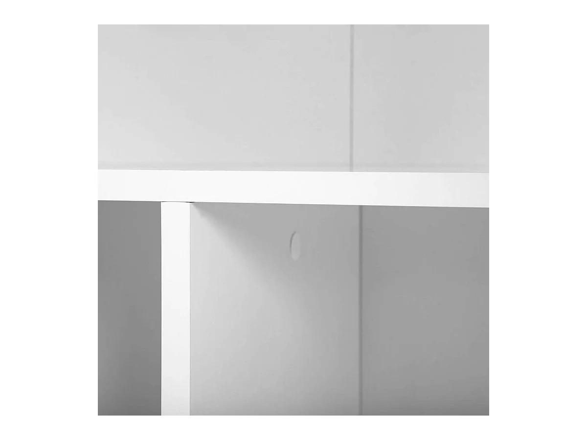 TEO - Armoire Multiusage 2 Portes Coloris Blanc