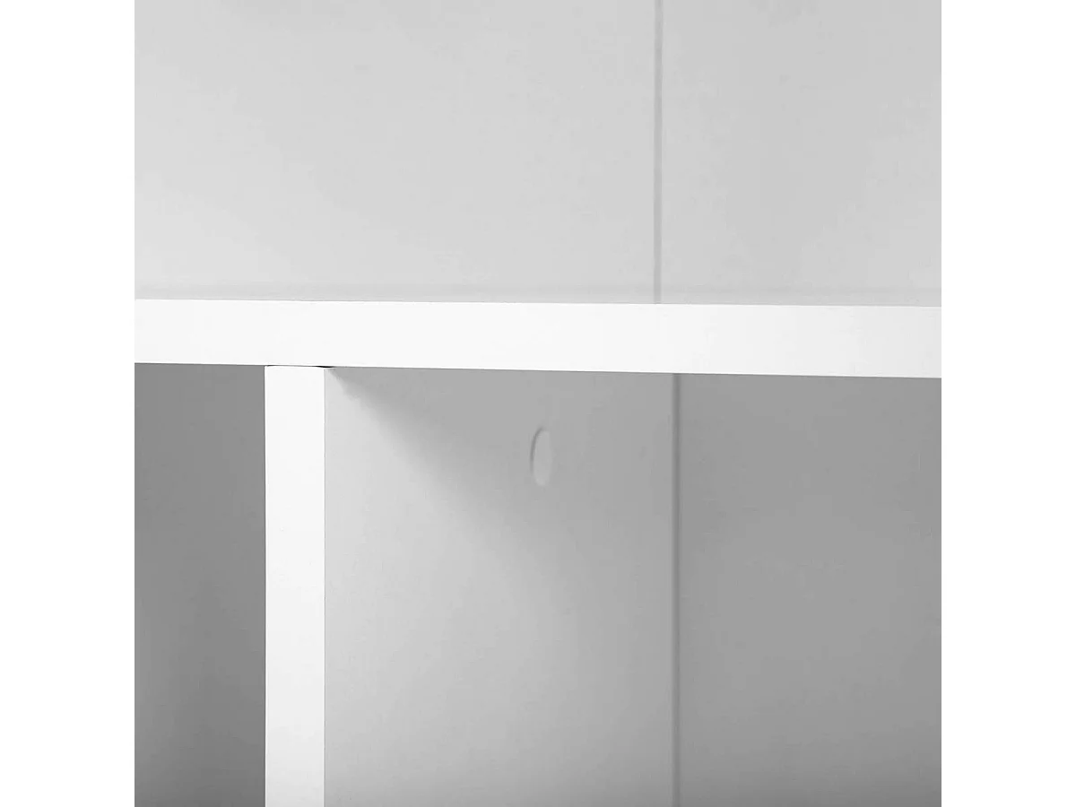 TEO - Armoire Multiusage 2 Portes Coloris Blanc