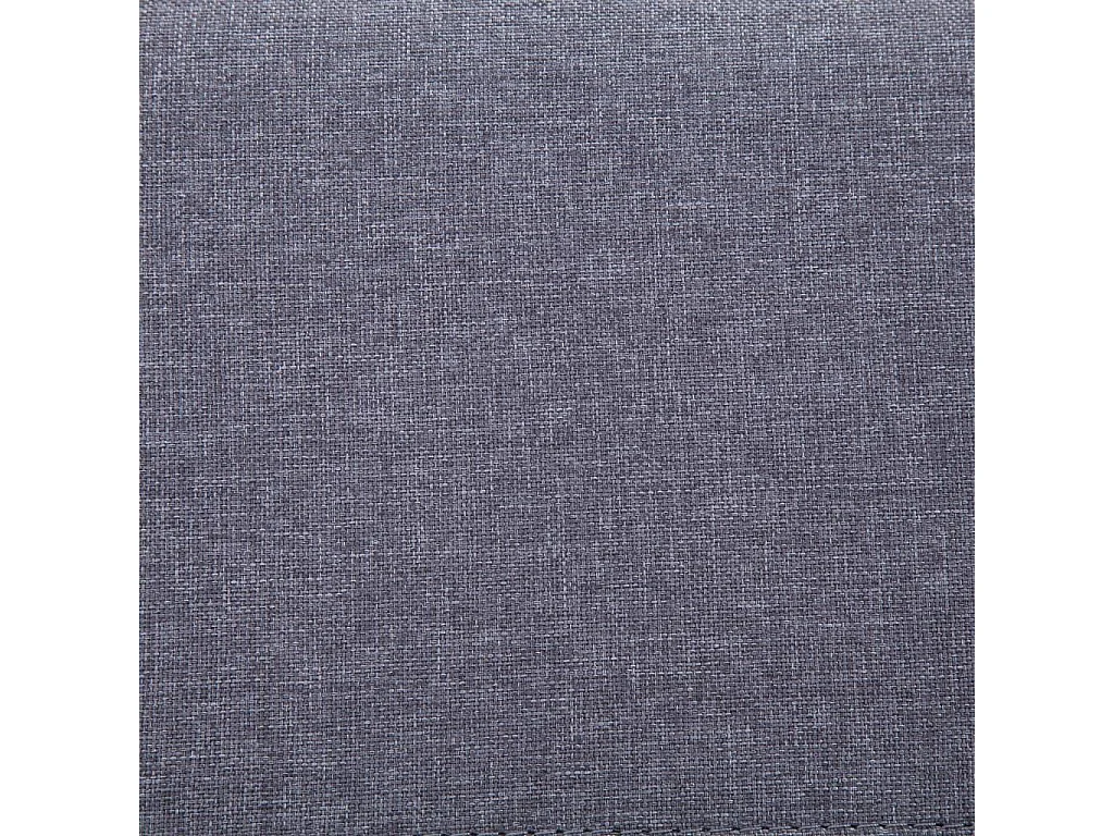 Banquette pouf tabouret meuble banc avec compartiment de rangement 116 cm gris clair polyester 3002051