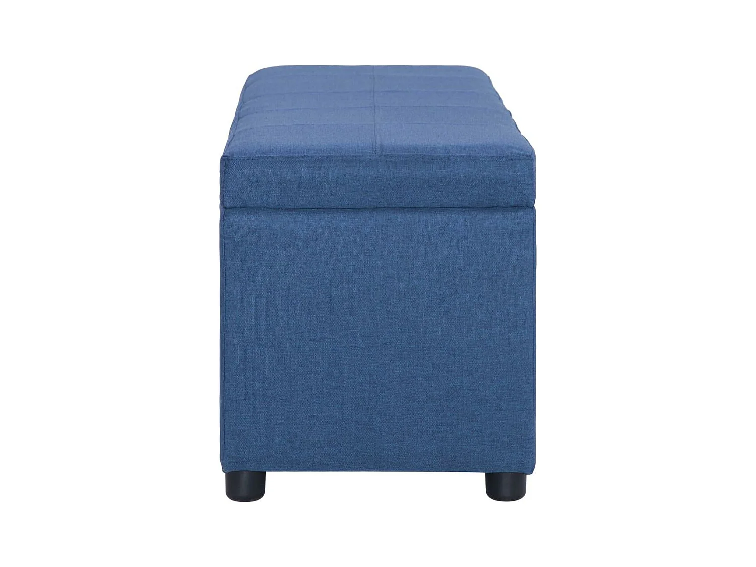 Banquette pouf tabouret meuble bleue 116 x 38 x 43 cm 3002070