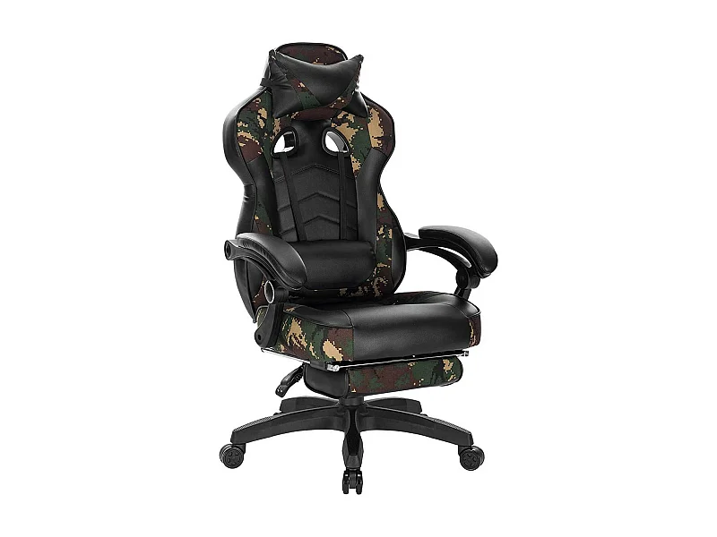 Fauteuils de bureau sport cuir noire 70 x 70 x 128 cm 19_0000081