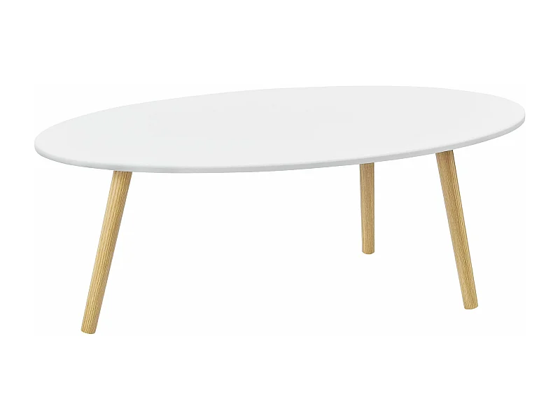 Table basse pour salon effet bois blanche 109.5 x 59.5 x 39.5 cm 03_0006153