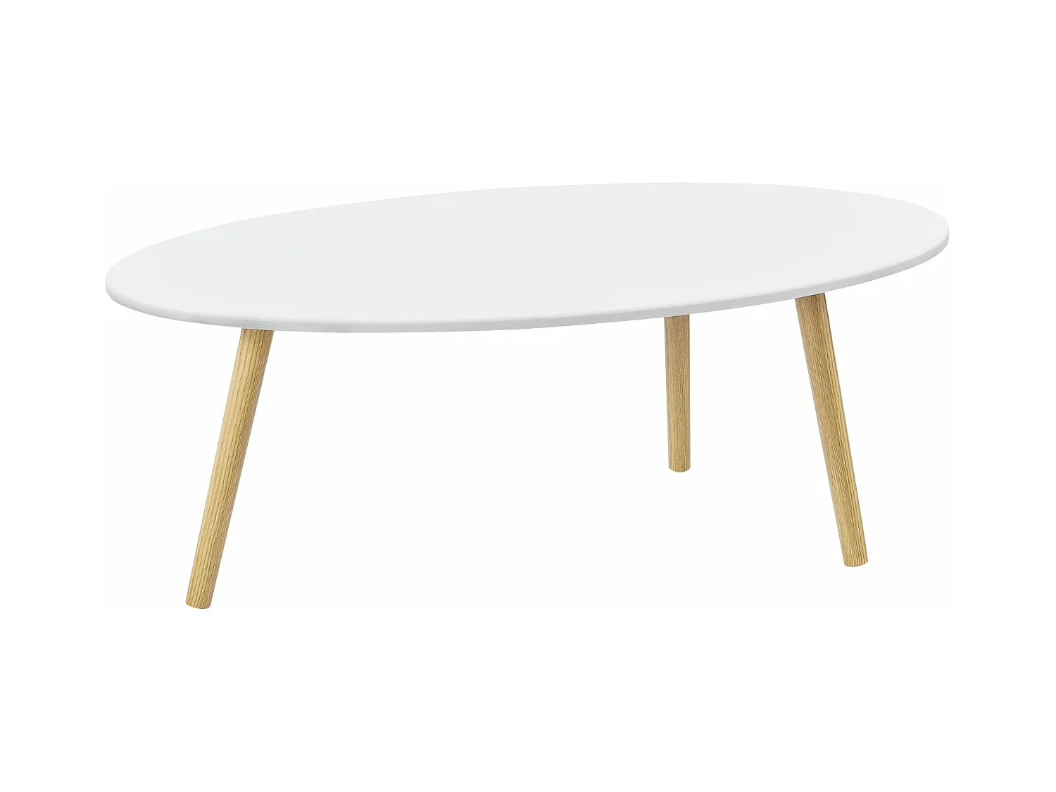 Table basse pour salon effet bois blanche 109.5 x 59.5 x 39.5 cm 03_0006153