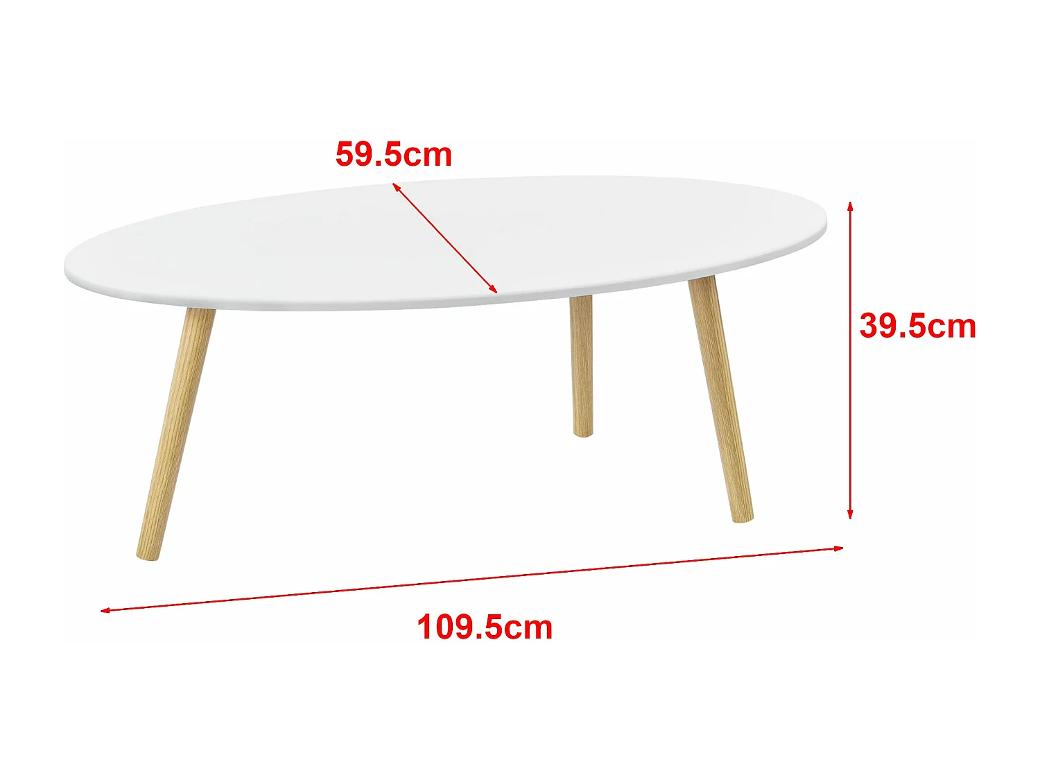 Table basse pour salon effet bois blanche 109.5 x 59.5 x 39.5 cm 03_0006153