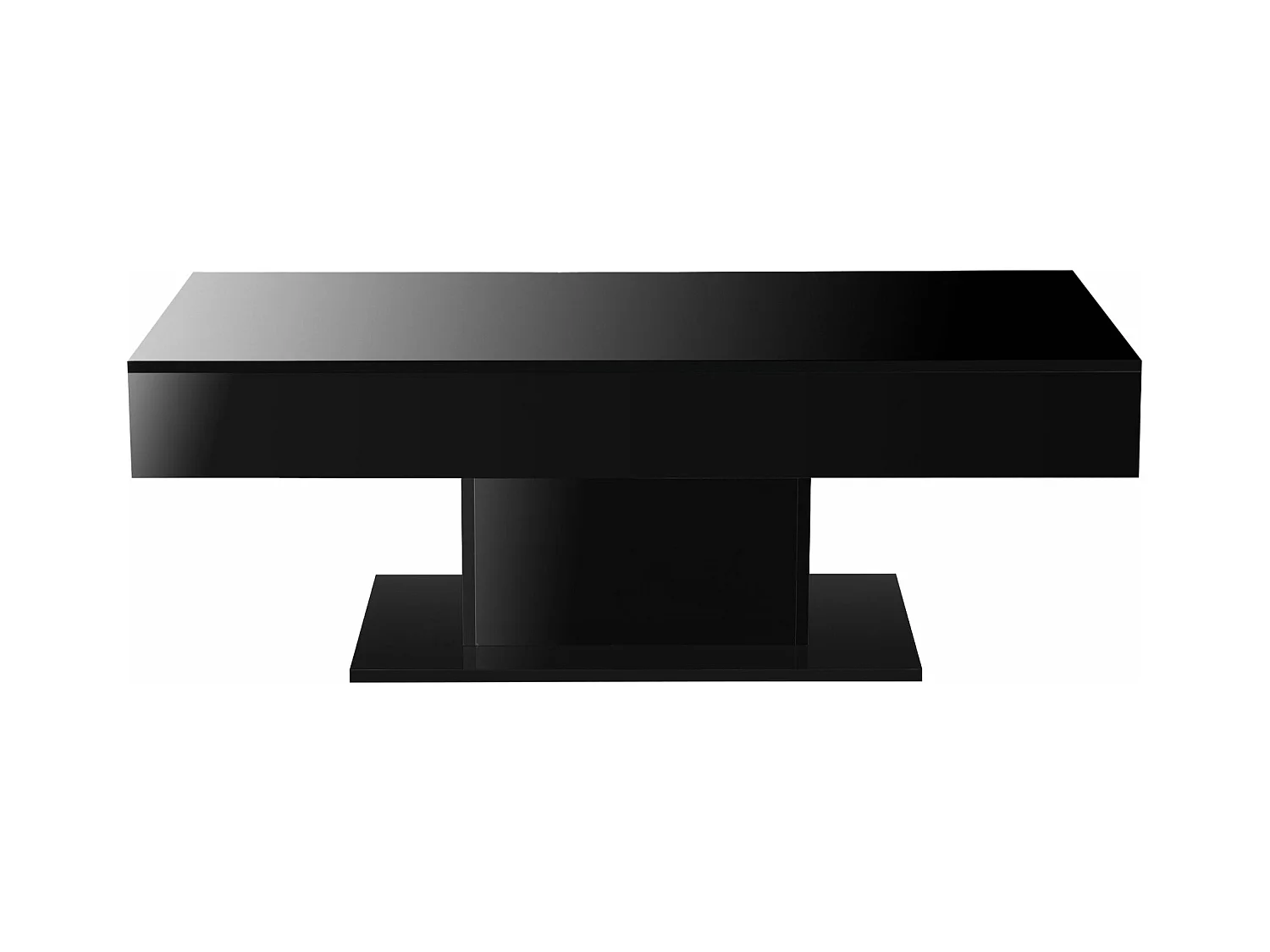 Table basse de salon noire 110 x 60 x 40 cm 03_0006149