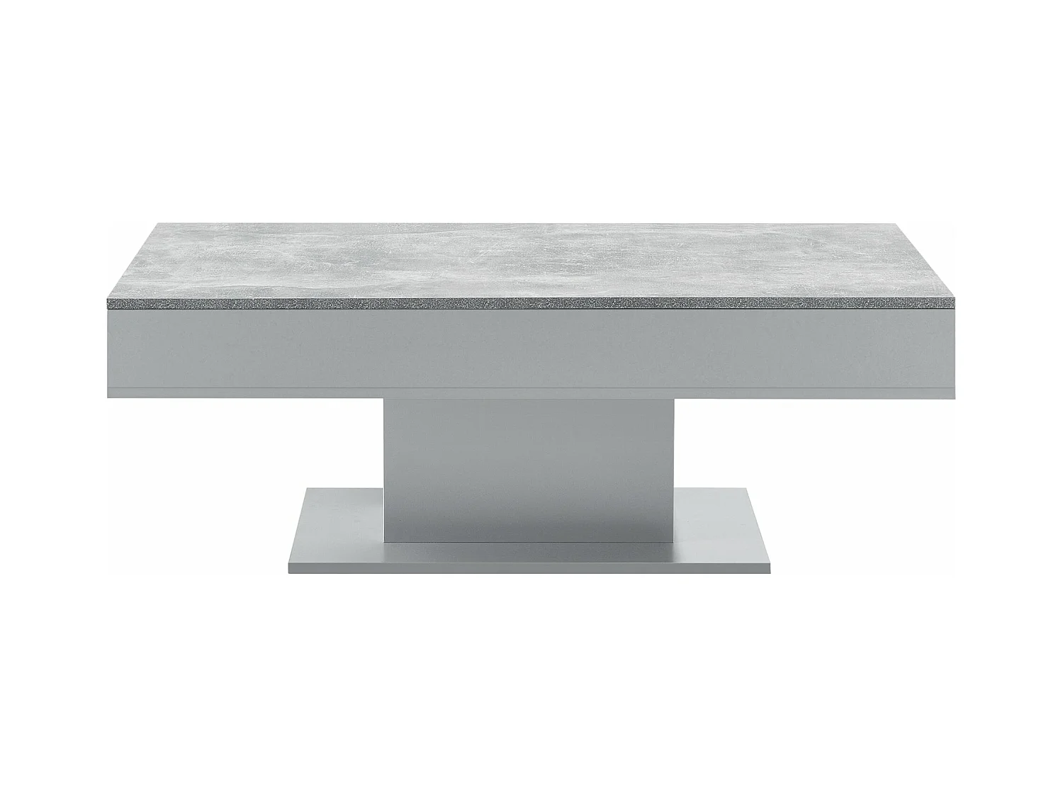 Table basse de salon grise 110 x 60 x 40 cm 03_0006146